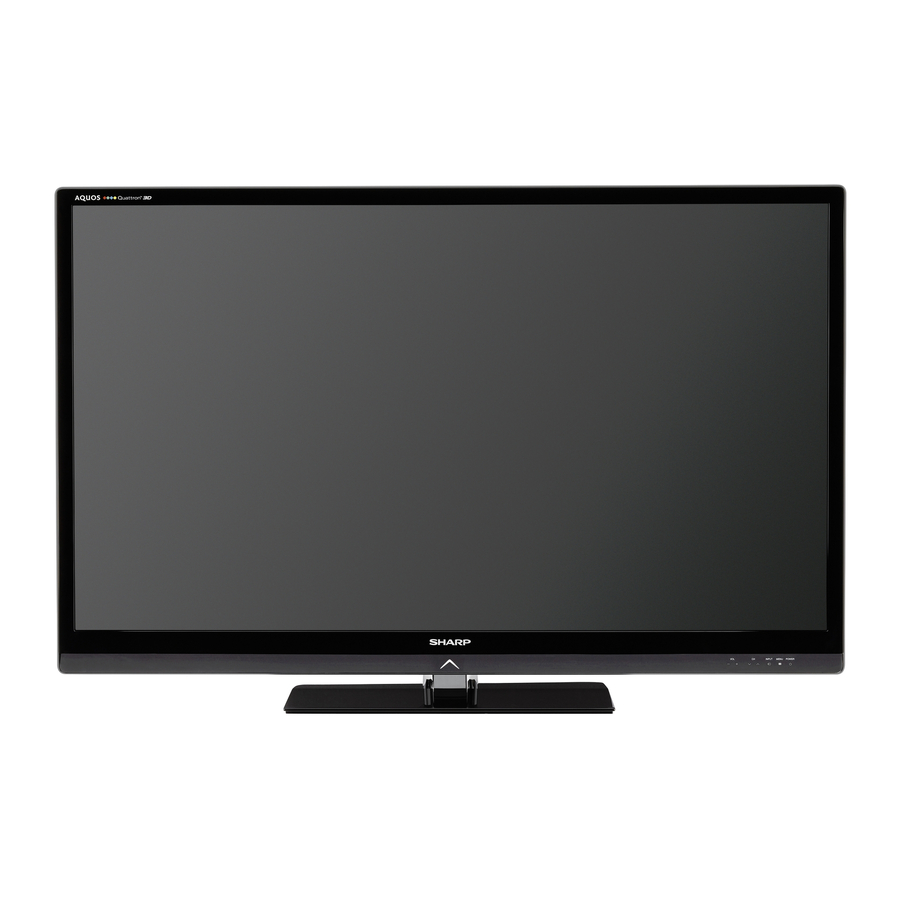 SHARP AQUOS LC60LE835X OPERATION MANUAL Pdf Download ManualsLib