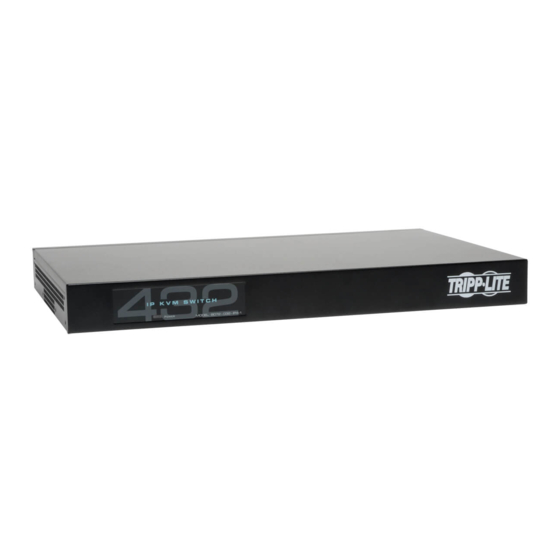 Tripp Lite B072-016-IP2 Quick Start Manual