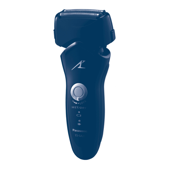 Panasonic ES‑GA21 Operating Instructions Manual