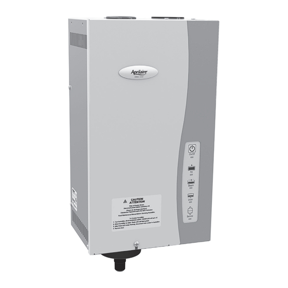 Aprilaire Series 800 Owner's Manual