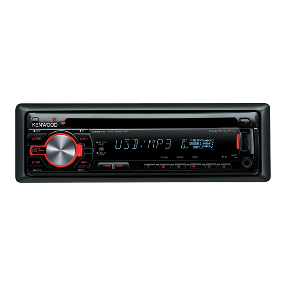 Kenwood KDC-W413UA Service Manual