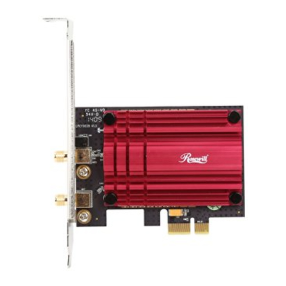 Rosewill RNX-AC1200PCE Quick Installation Manual