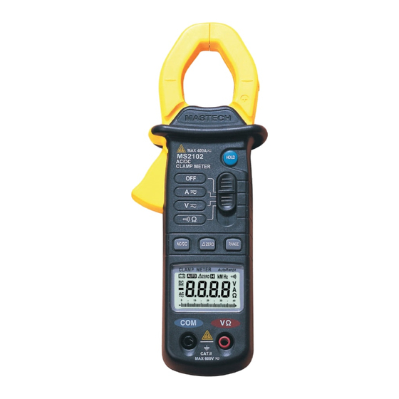 Mastech MS2102 User Manual