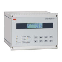 ABB SYNCHROTACT 5 Operating Instructions Manual
