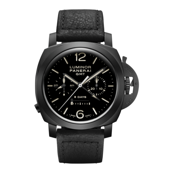 Panerai Luminor 1950 Chrono Monopulsante Left-Handed 8 Days Titanio Manuals