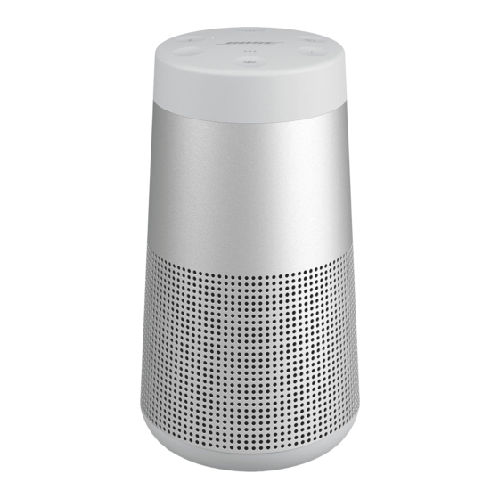 Bose SoundLink Revolve + Quick Start Manual