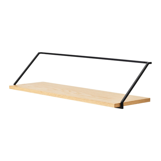 MENU Rail Shelf Assembly Instructions