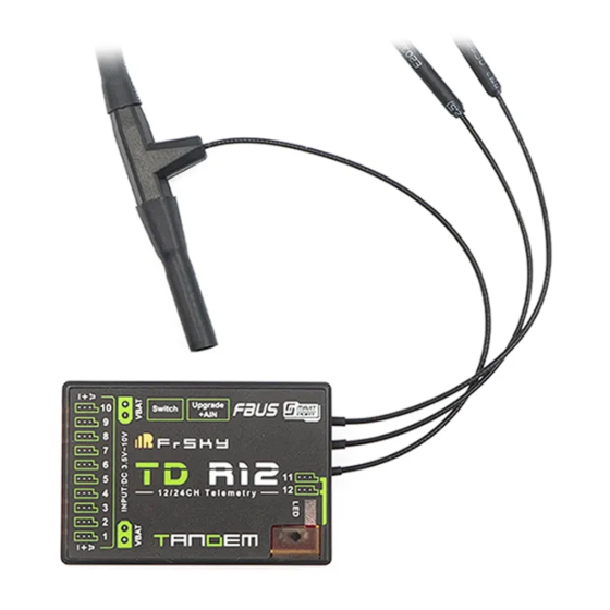 FrSky TD R12 Instruction Manual