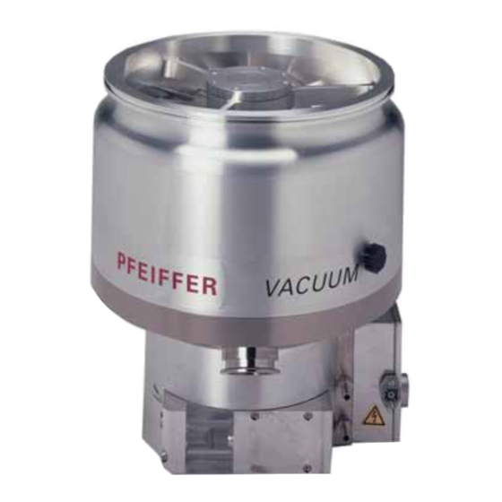 Pfeiffer Vacuum TPH 2301 P Operating Instructions Manual