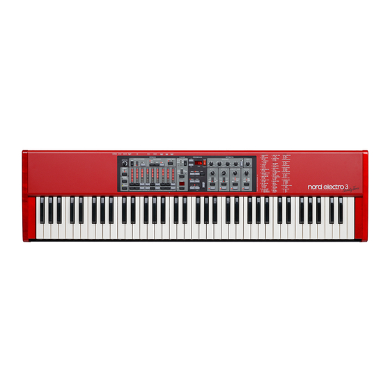 nord Electro 3 Manuals