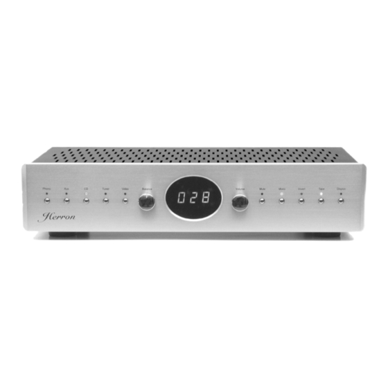 Herron Audio VTSP-3A Owner's Manual