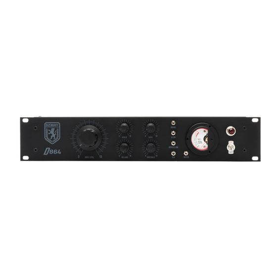 Dizengoff? Audio D864 Owner's Manual