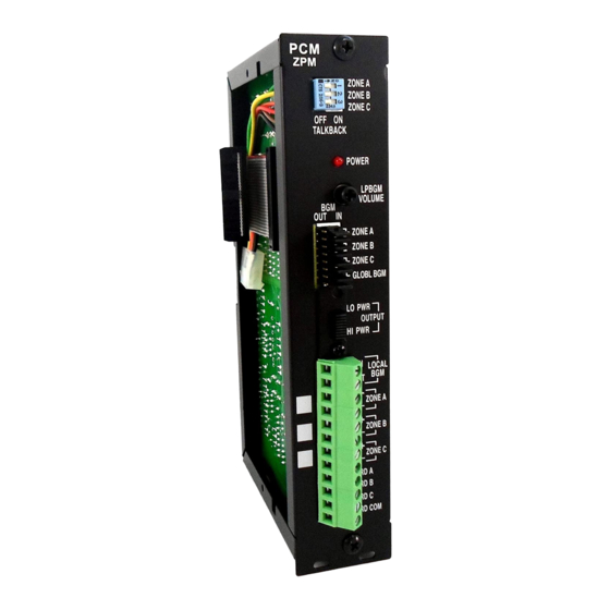 Bogen PCM2000 User Manual