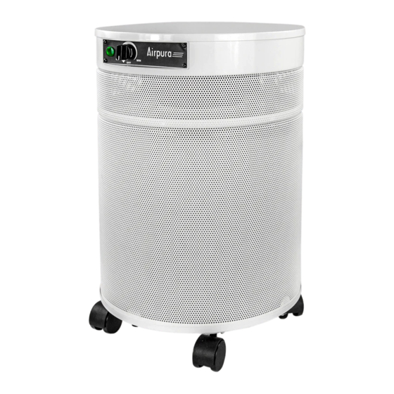 Airpura F600 DLX Operating & Filter Replacement Directions