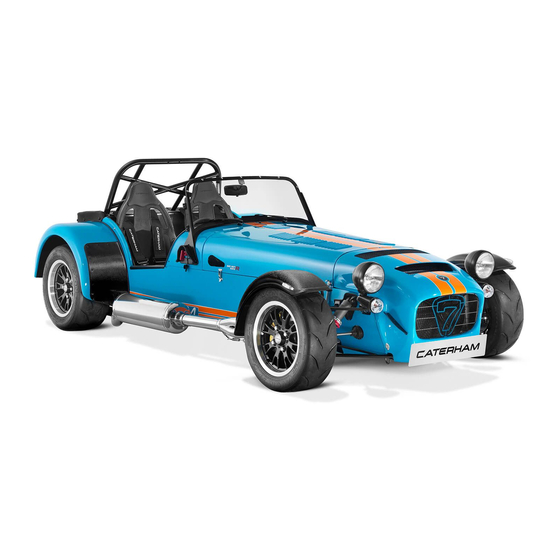 Caterham Seven Owner's Handbook Manual