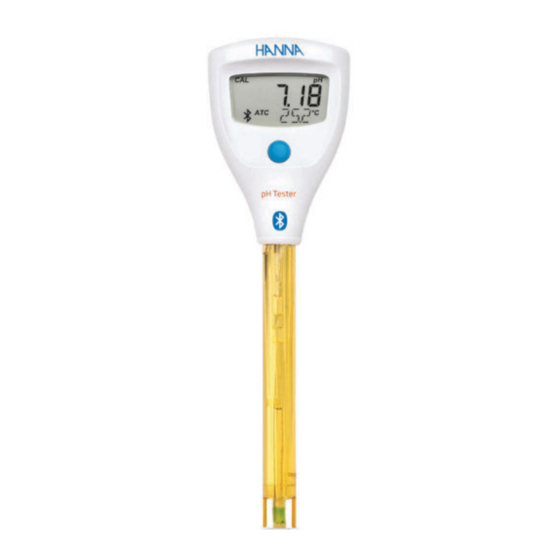 Hanna Instruments HALO 2 HI9810422 Instruction Manual