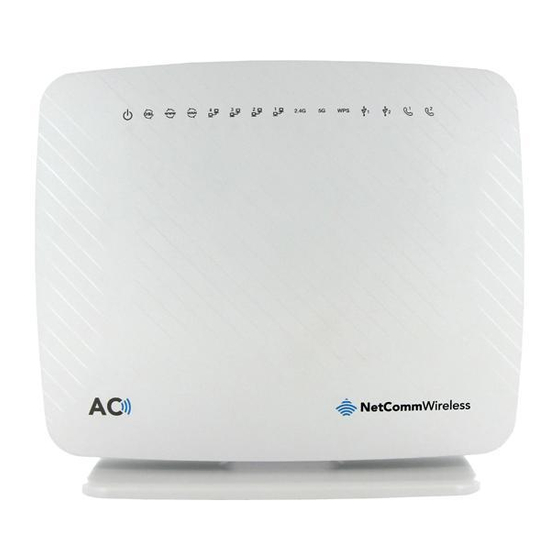 NetCommWireless NF17ACV Wireless Setup Manual