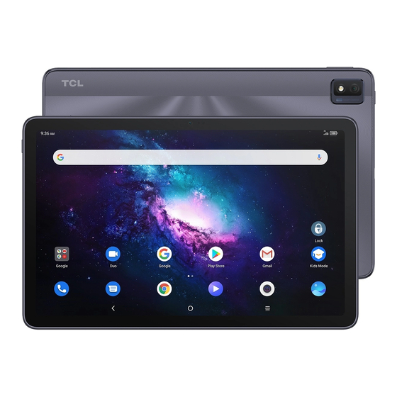 TCL 10 TABMAX Manual