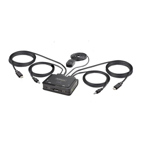 StarTech.com C2-D46-UC2-CBL-KVM Quick Start Manual