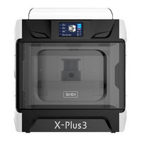 QIDI X-PLUS 3 Quick Start Manual