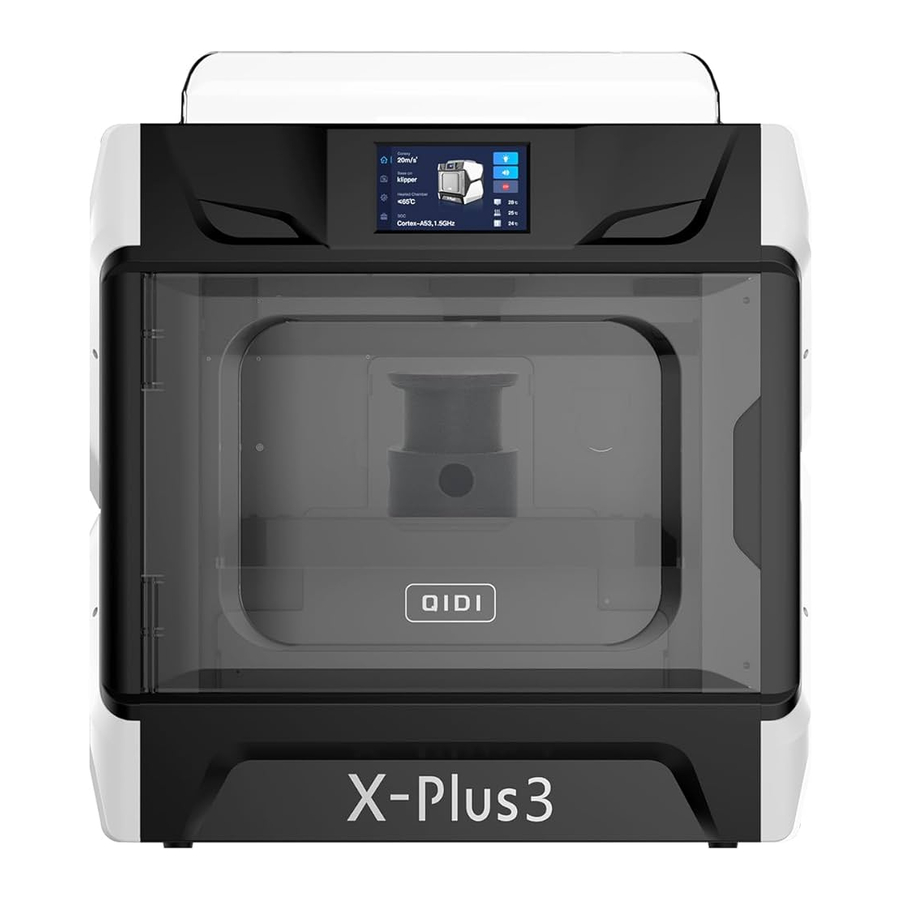 QIDI X-PLUS 3 Manual