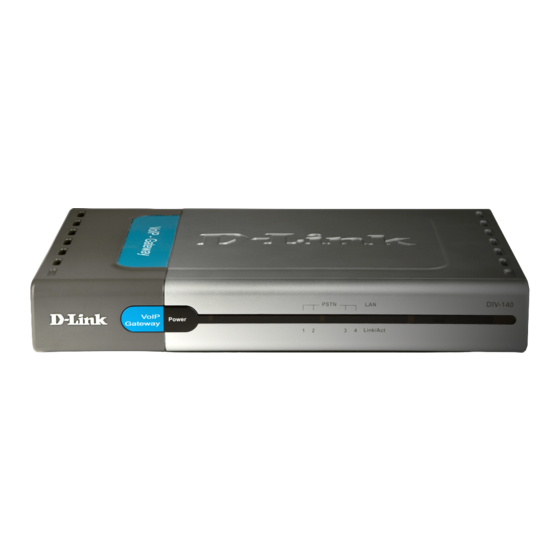 D-Link DIV-140 User Manual