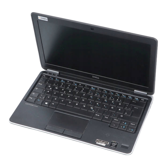 Dell Latitude E7240 Setup & Features Manual