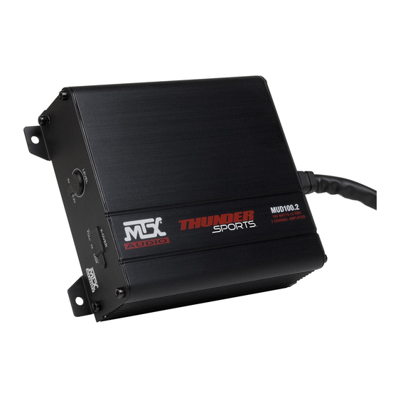 MTX Thunder Sports Owner's Manual