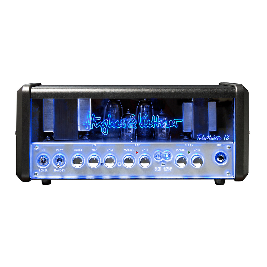 HUGHES & KETTNER TUBEMEISTER 18 MANUAL Pdf Download | ManualsLib