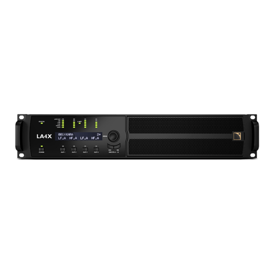 L-Acoustics LA12X User Manual