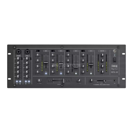 IMG STAGELINE MPX-44/SW Instruction Manual