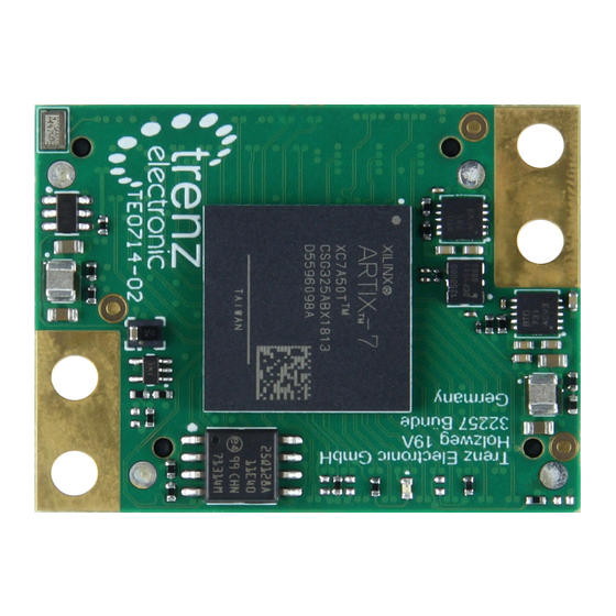 Trenz Electronic TE0714 TRM Manual