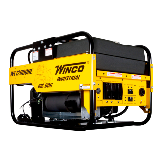 Winco WL12000HE/K Installation And Operator's Manual