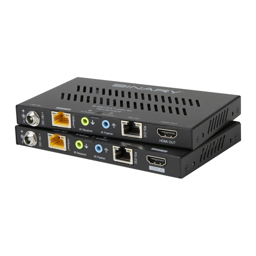 Binary B-660-EXT-444-40 Installation Manual