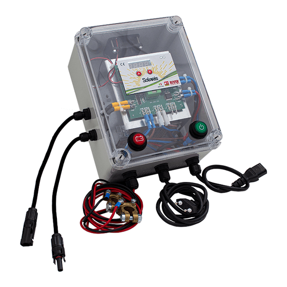 river systems Egg Tech Solaris User Manual