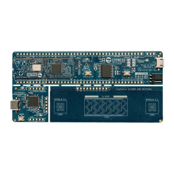 Cypress CY8CPROTO-062S3-4343W Quick Start Manual