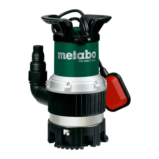 Metabo TPS 14000 S Combi Manuals