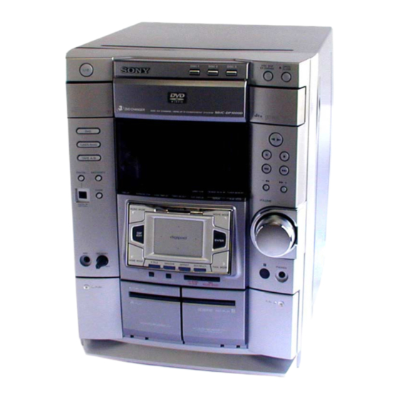 Sony HCD-DP900P Service Manual