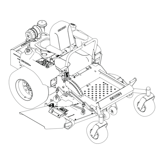 Dixon ZTR GRIZZLY 60 Operator's Manual