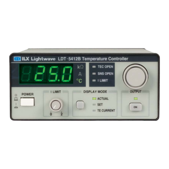 ILX Lightwave LDT-5412B User Manual