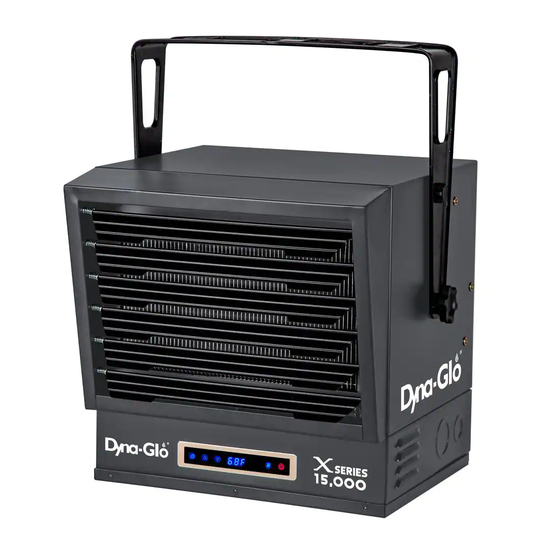 GHP Group Dyna-Glo X Series Installation & Maintenance Instructions Manual