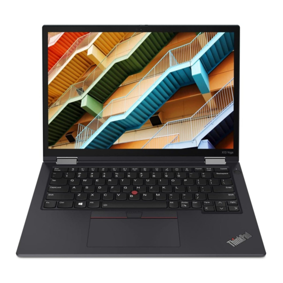 User Manuals: Lenovo ThinkPad X13 Yoga Gen 2 Laptop