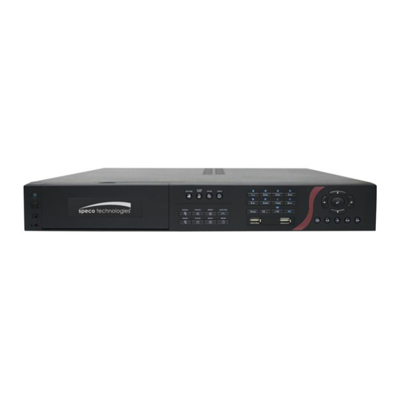 Speco DVRPC16T2TB User Manual