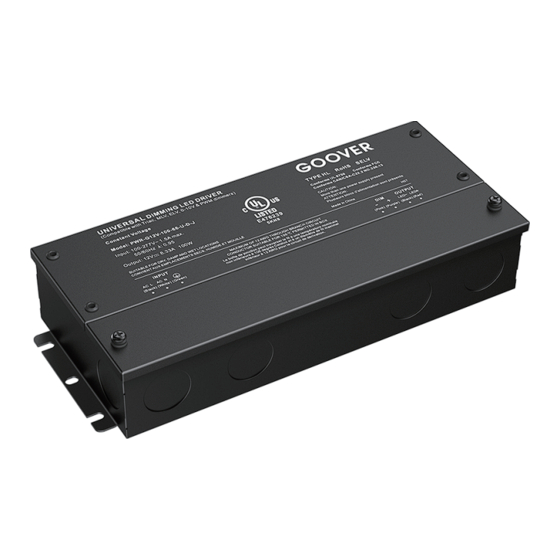 GOOVER PWR-G12V-030-66-U-D-J User Manual