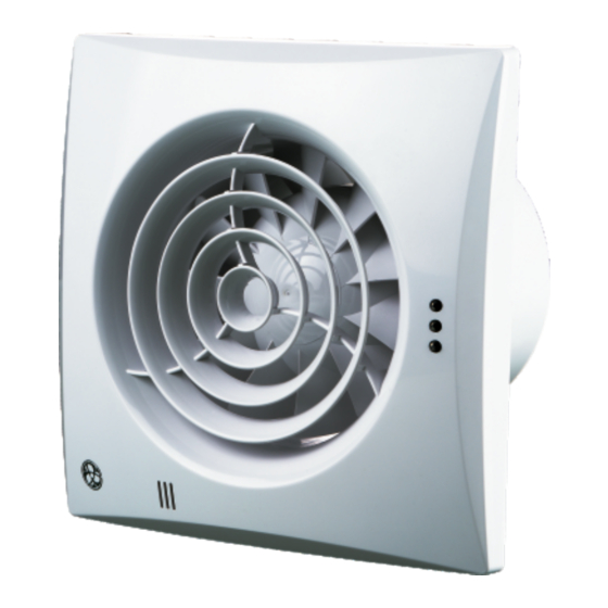 BLAUBERG Calm Bathroom Extractor Fan Manuals