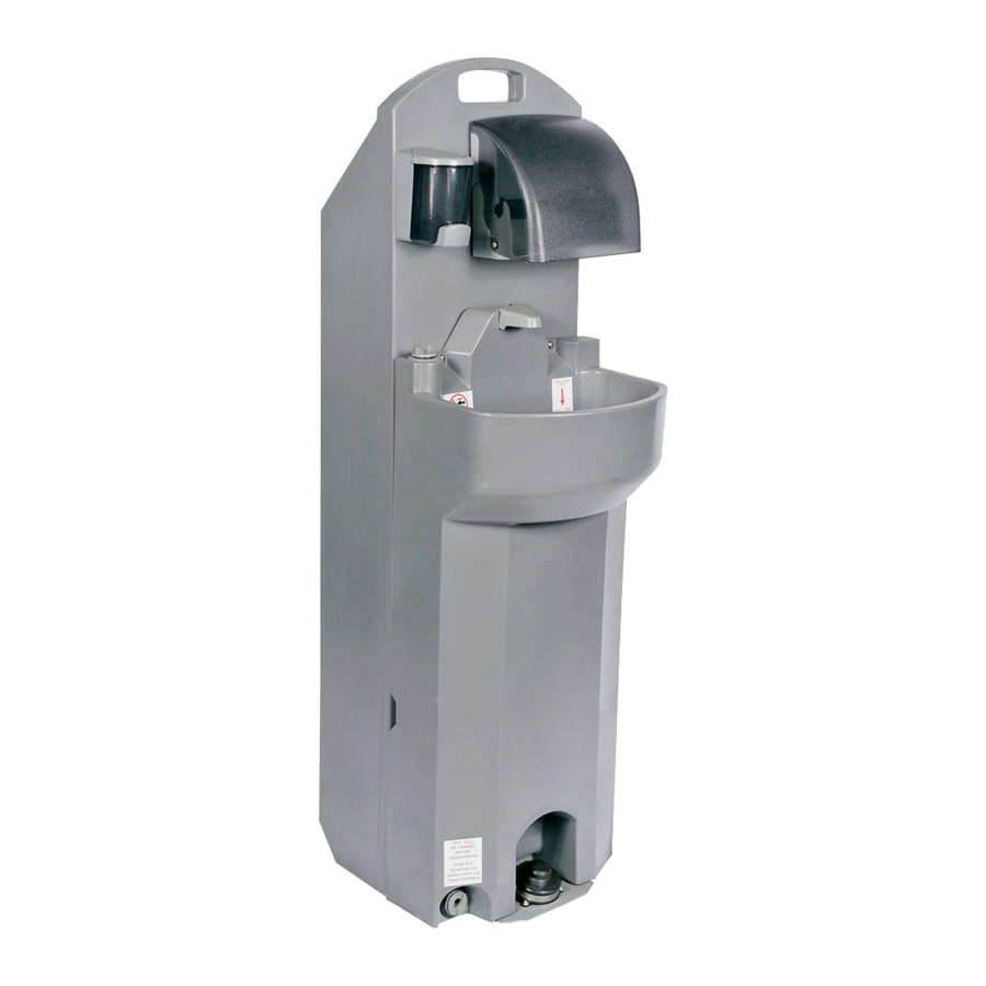 PolyJohn HandStand 2, PSW2-1000 - Wash Stand With Wheels Manual