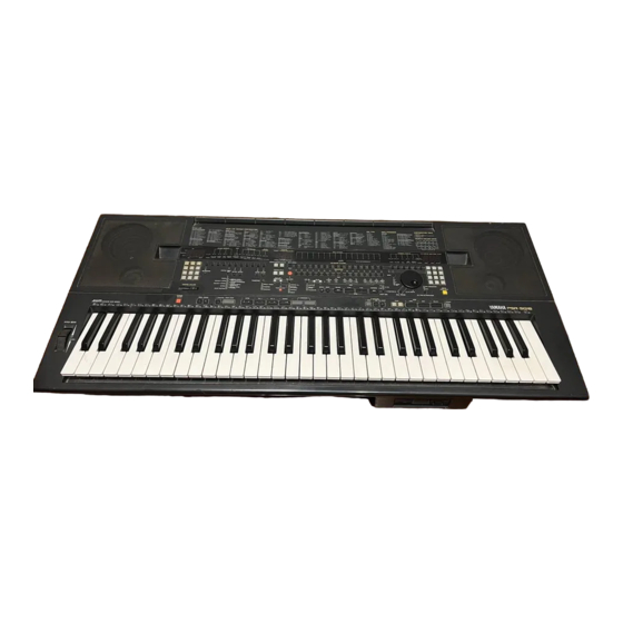 Yamaha PortaTone PSR-SQ16 Owner's Manual