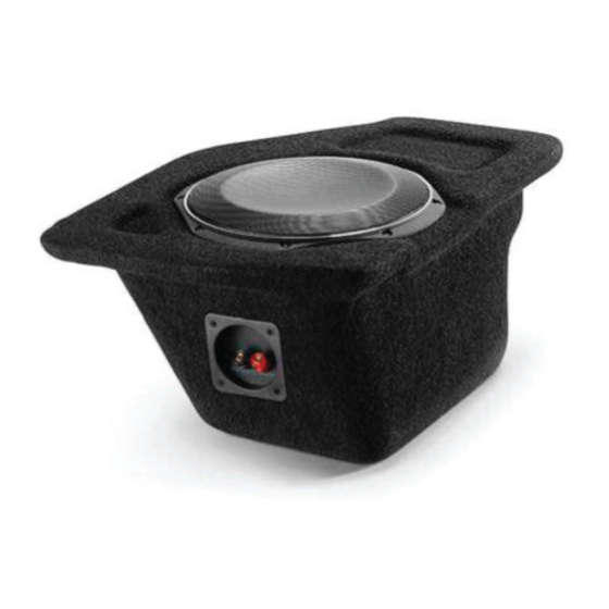 JL Audio Stealthbox SB-F-RNGSCG4/1OTW1 Installation Manual