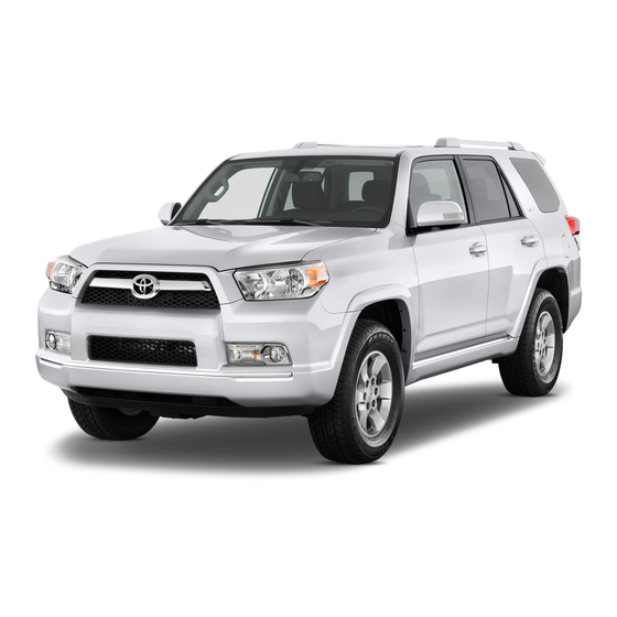 Toyota 4Runner Quick Reference Manual