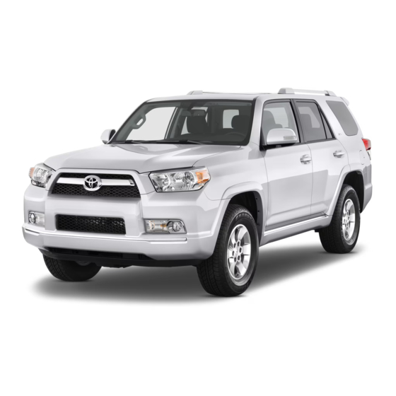 Toyota 4Runner Quick Reference Manual